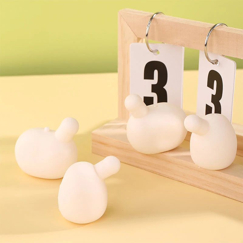 5pc Anti Anxiety Squeeze Toy Diy Accessories for Adult Blow Bubble Novelty Pinch Toy Insert Ball for Autism Kids Stress Toy