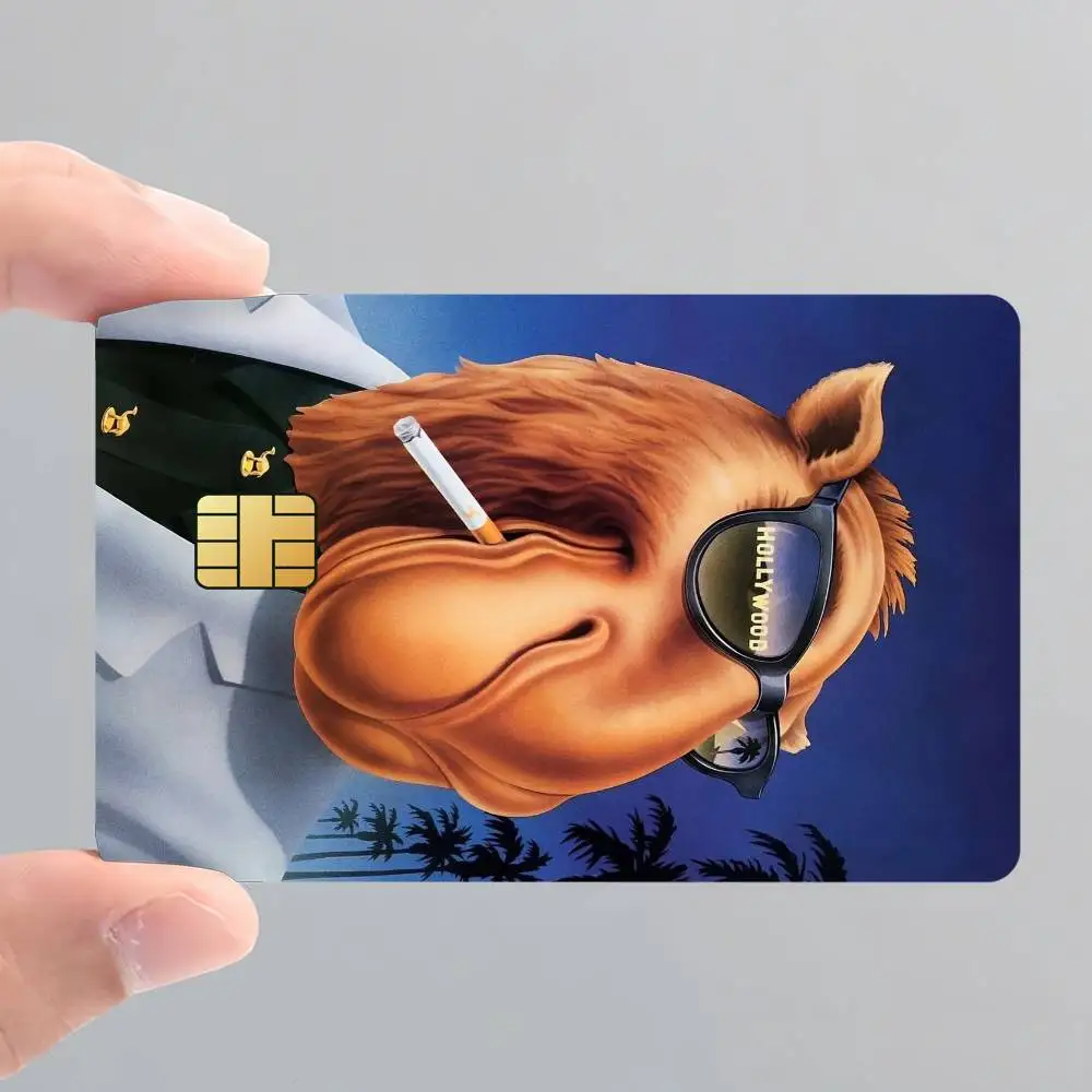 C-CAmEl-L Brand Card Stickers for Bank Access Protective Waterproof Film Cover Sticker Surprise Gift