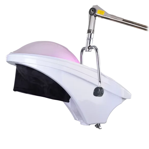 High Buyback Rate Ozone with 7 LED Light Hair Steamers Professional Hair Salon Equipment Steamer