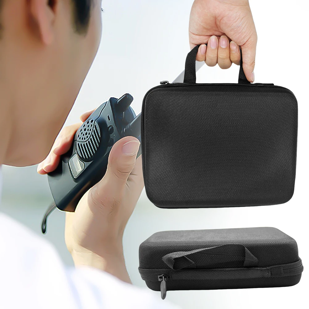 EVA Portable Storage Bag Anti-Scratch Walkie Talkie Launch Hunting Bag Travel Carry Bag for BAOFENG UV-5R UV-5RE PLUS TYT TH-F8