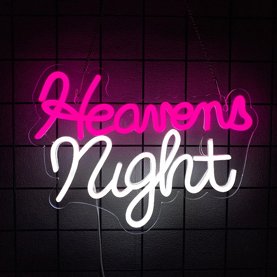 Party Games Shop - Enseigne néon LED Heaven Night, décoration