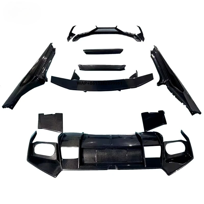 

High Quality Car Part Carbon Fiber Msy Style Body Kit Rear Diffuser Front Bumper Spoiler for Lp610 Lp580