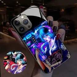 Smart Luminous Phone Case with Cyber Punk Style, Anime, Realme V23 V25 Q3, Q5 Pro, GT Explorer Master, GT Neo 2, 3, Realme 9 Pro