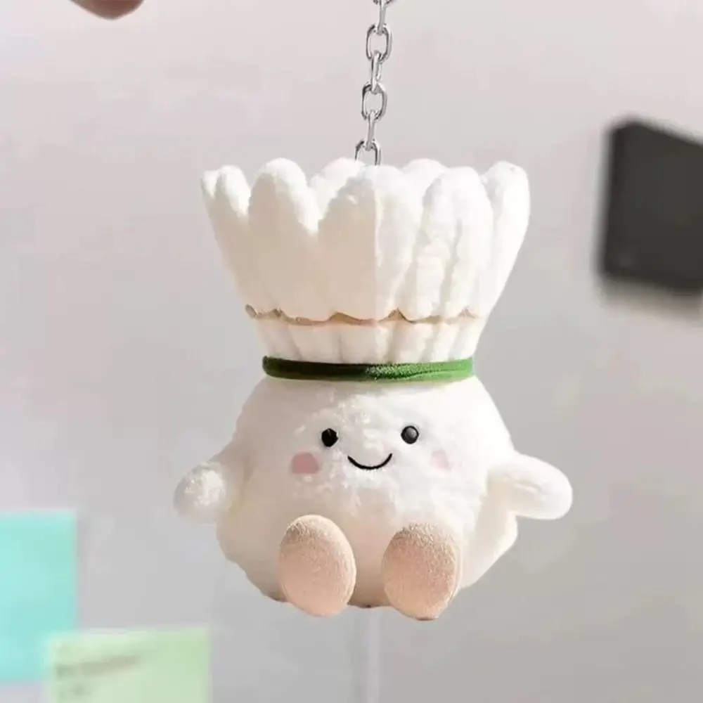 Porte-clés de beurre de badminton de dessin animé pour enfants, pendentif de sac à dos doux Kawaii, jouets en peluche à fourrure, cadeau créatif, décoration de voiture, nouveau