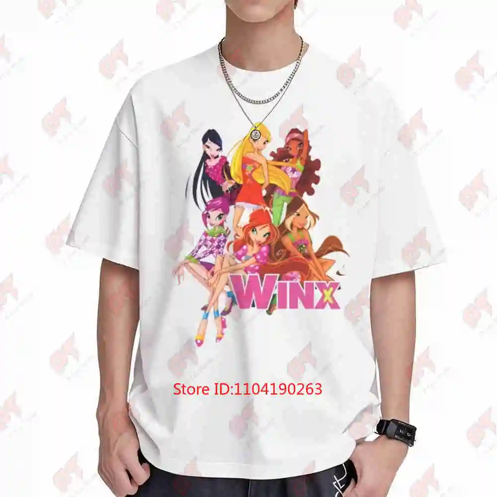 Winx Girls Club Y2K 90S Short Sleeve Tee 100% Cotton T-Shirt