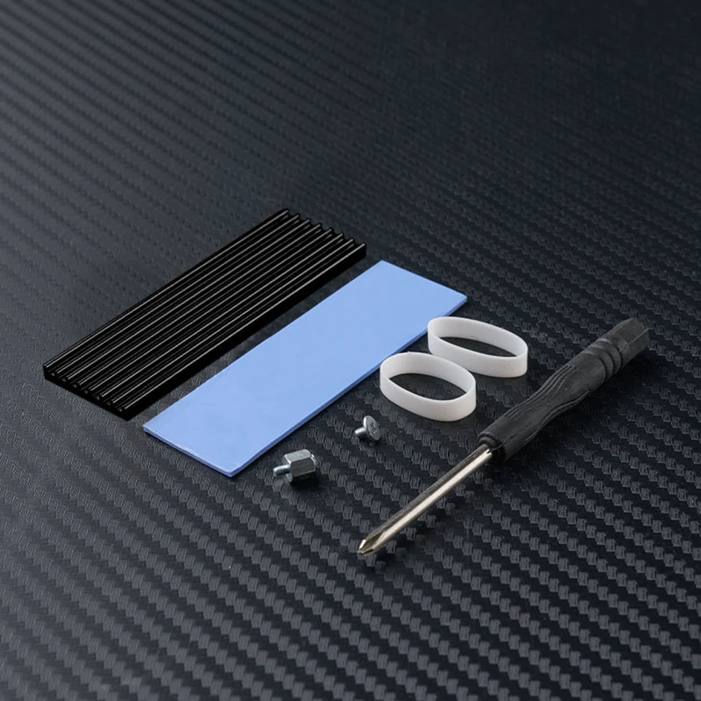 Metal SSD Heatsink with Screws Solid State Drive Heat Sink  PC/Desktops Accessories for  NVMe M.2 2280