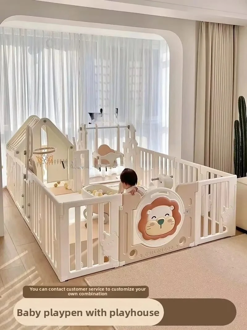 Baby Game Fence Children Crawling Mat Protective Grating Baby Indoor Home Fence Amusement Park