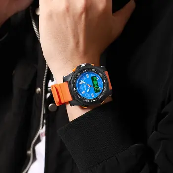 超人聯名款男士石英錶 學生運動LED電子錶 男士防水華納腕錶 Reloj Hombre Clock 10 最佳銷售 超人手錶 - №2