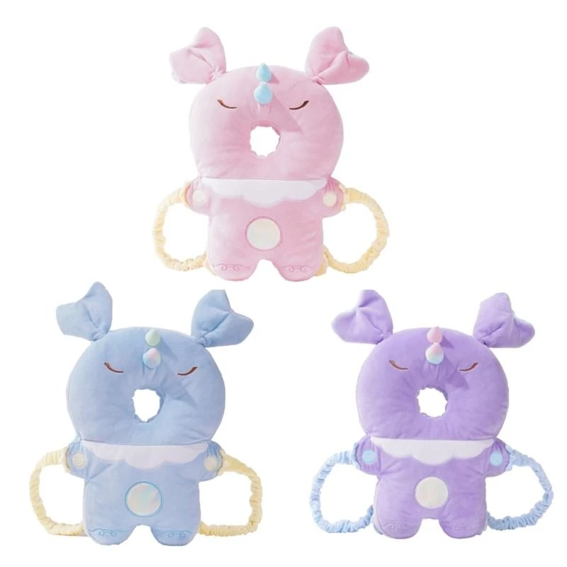 وسادة أمان J15U وسادة حماية رأس الطفل وسادة حماية رأس قطنية قابلة للتنفس وسادة أمان لحديثي الولادة صبي فتاة #5