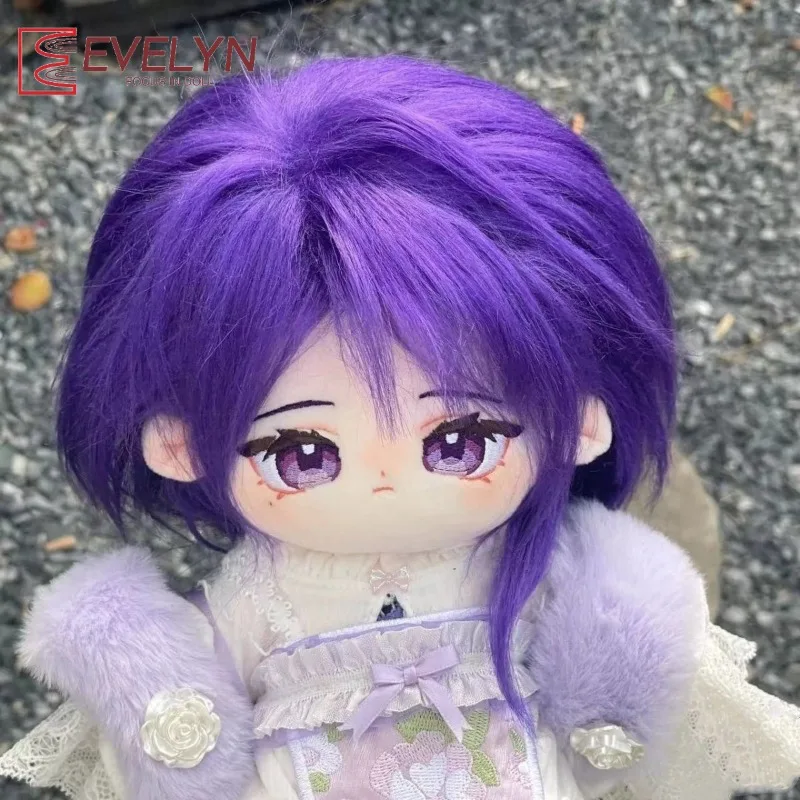 

Evelyn 30cm Genshin Impact Raiden Shogun Stuffed Plush Doll Boned Naked Doll for kids as a Collectible Gift.