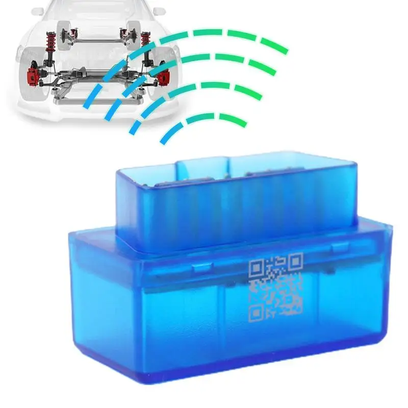 

Автомобильный сканер OBD2, беспроводной диагностический инструмент для проверки, супер компактный считыватель кодов автомобиля с поддержкой Wi-Fi и bluetooth, диагностический инструмент