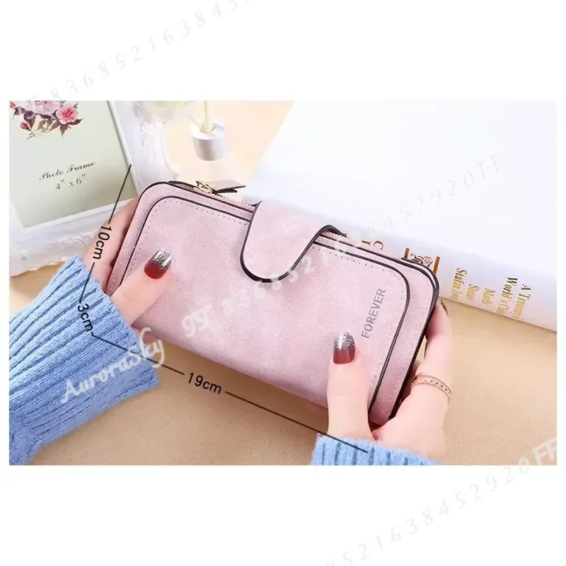 Highland Cow Print Women Long Wallet Zipper Buckle Handbag Coin Purse PU Leather Multi Card Holder Cute Large Capacity Gift