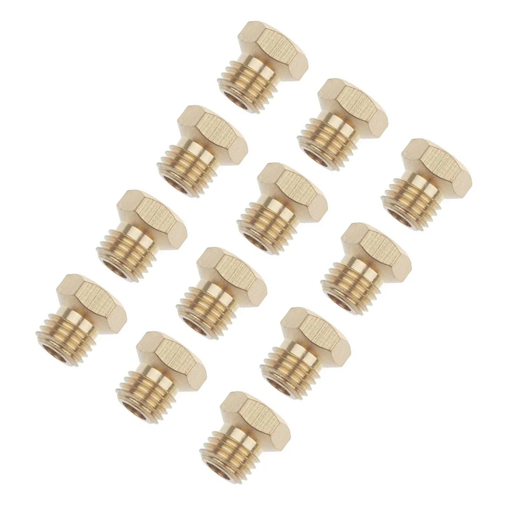 0.7*0.8CM for m6*0.75 Gas Stove Nozzle Kit Long Lasting Brass Components Gas Stove Accessories Natural Gas Conversion for