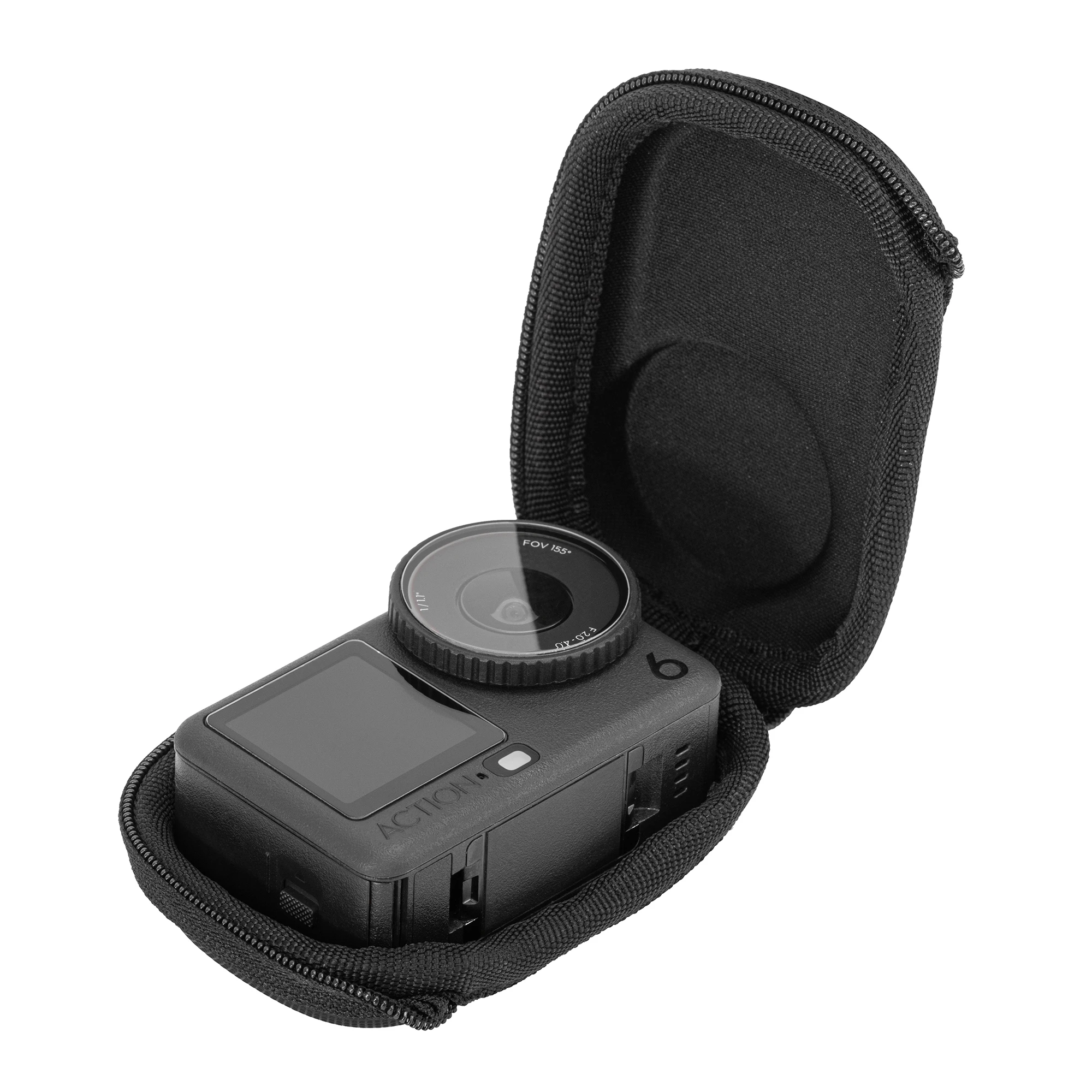 Mini Carrying Case for DJI Osmo Action 6 Camera Accessories Travel Box Portable Protective Bag W Wristband Climbing Buckle