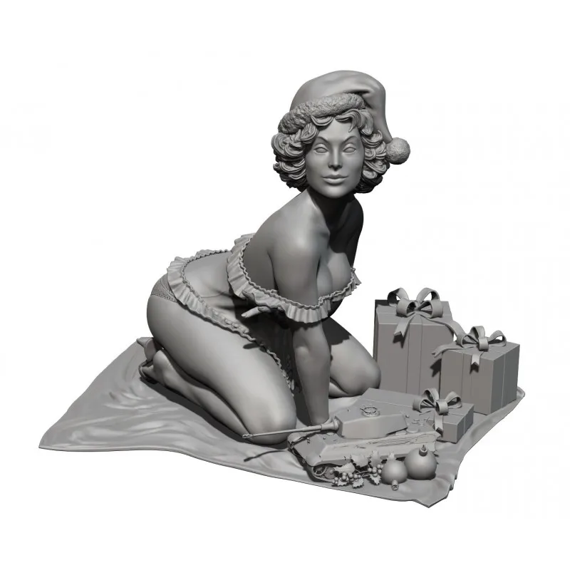 Figurine modèle GK en résine 75mm, kit non assemblé et non peint