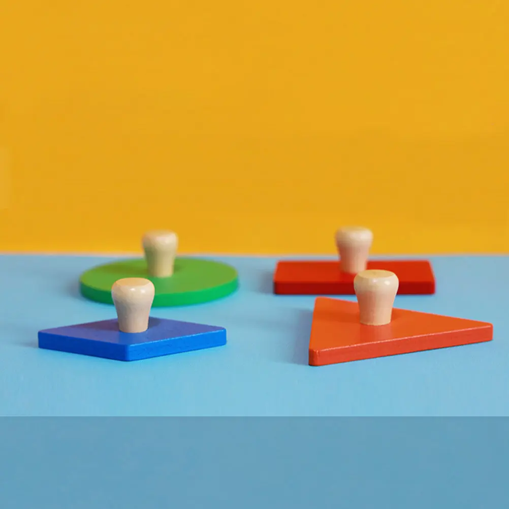 

Набор для развития моторики и распознавания цветов: геометрические фигуры, развивающая игра для раннего развития, забавная игрушка