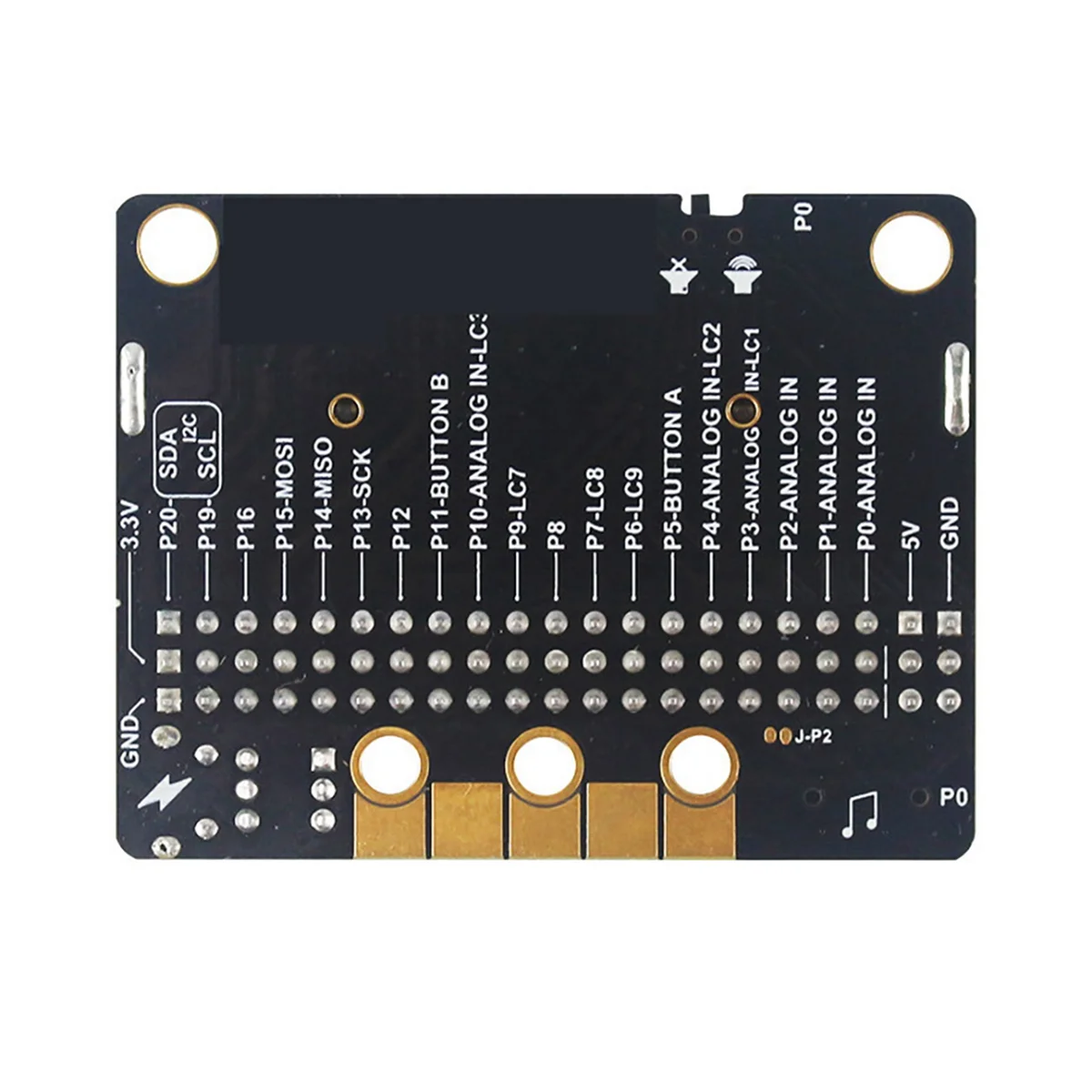 BNGF-para placa de expansión Microbit IO BIT V2.0 Micro:Bit placa adaptadora Horizontal