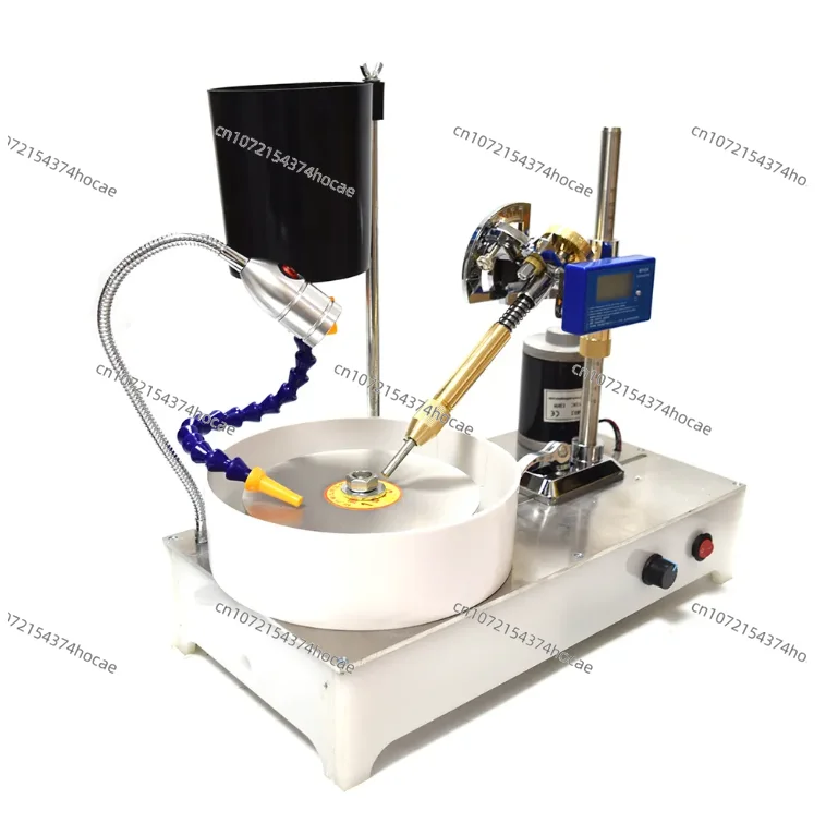 Digital Display Gem Faceting Machine Precision Gemstone Faceting with Digital Angle Manipulator Jewel Flat Grinder 0-3000RPM