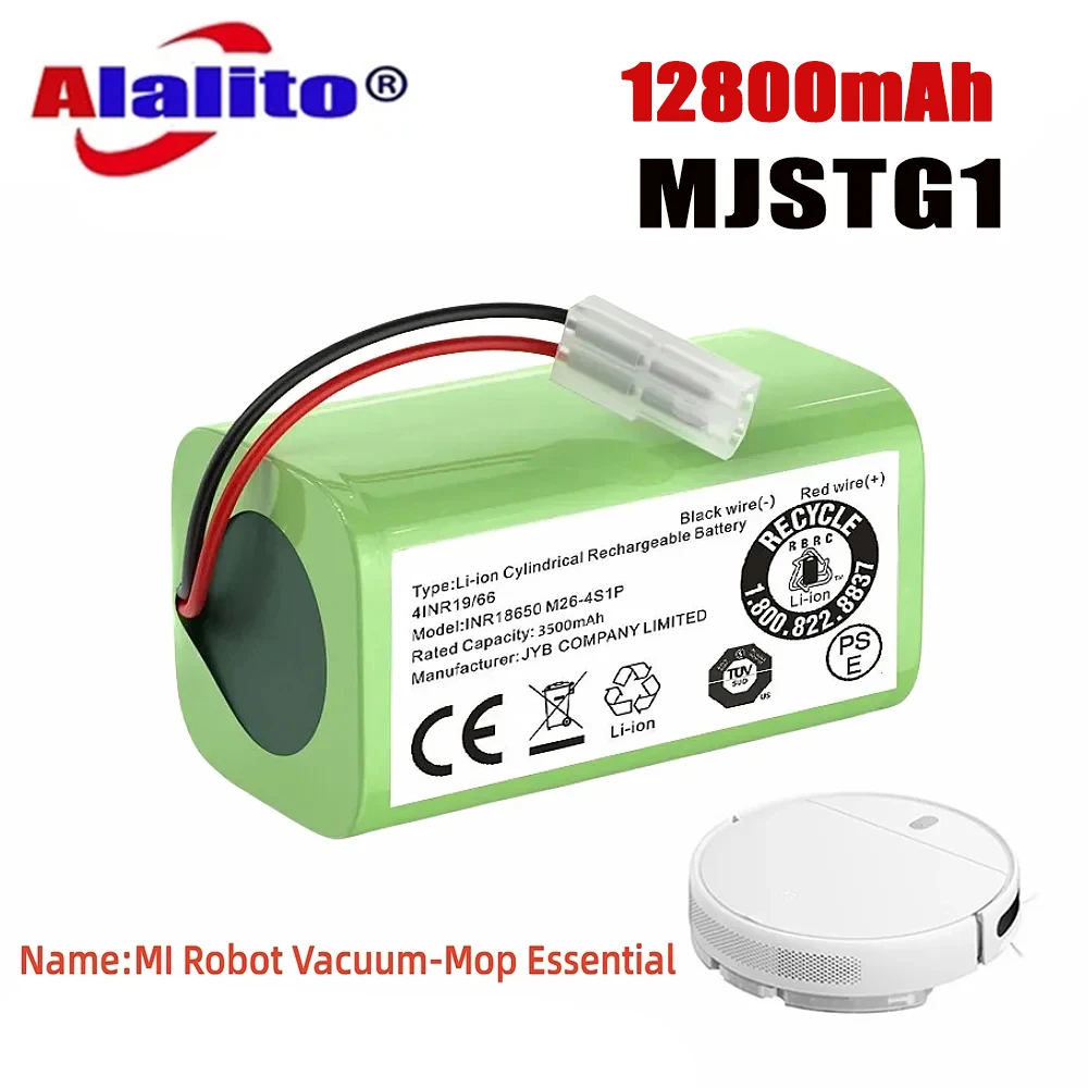 

Original 14.8V 600mAh Li-ion Battery for MI Robot Vacuum-Mop Essential MJSTG1 Xiaomi G1 Robot Vacuum Cleaner 18650 Battery Pack