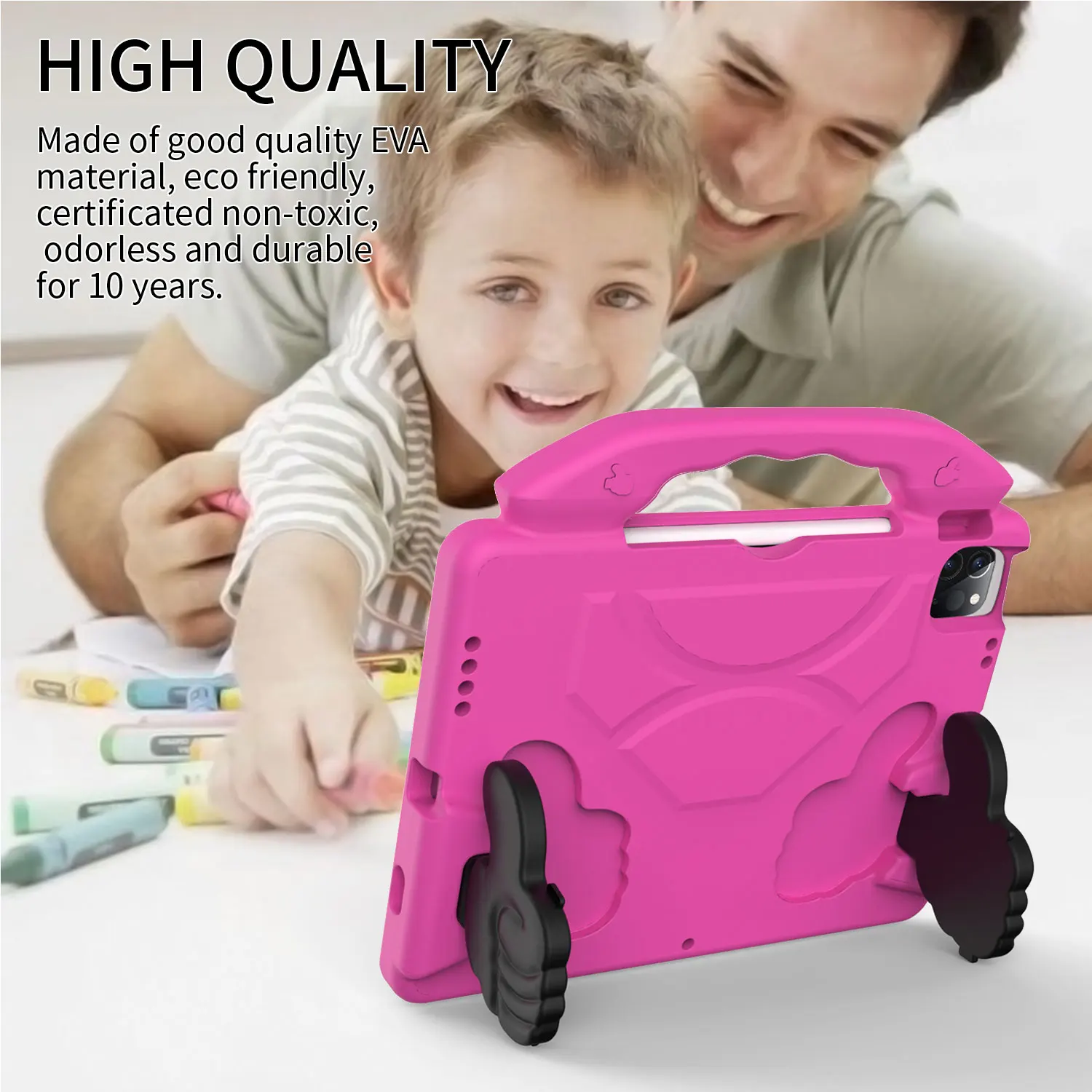 

EVA Kids Safe Case For IPad Air 11 2024 10 10th 2022 10.9 Air 5 4 10.2 9th 8th 7th Cover Pro 10.5 11 2020 2021 mini 7 6 5 4 3