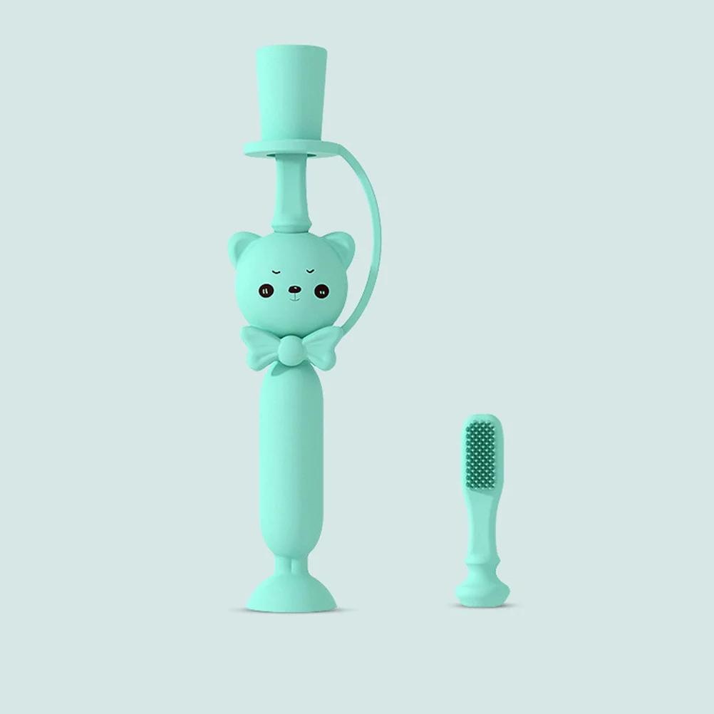 1 قطعة فرشاة أسنان الطفل سيليكون شعيرات ناعمة التدريب فرشاة الأسنان للرضع العناية بالفم طفل تنظيف الأسنان أداة قطعة