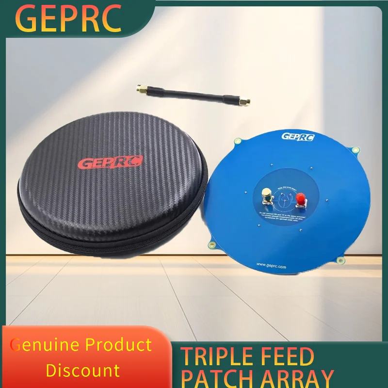 

GEPRC Triple Feed Patch Array 5.8G circularly polarized Antenna For Long Drone RC Drone VTX Video Transmitting