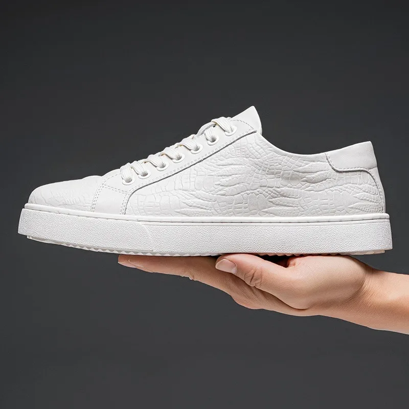 Mais tamanho 49 na moda masculina sapatos casuais de couro macio tênis ao ar livre confortável leve sapatos planos clássicos sapatos de placa social