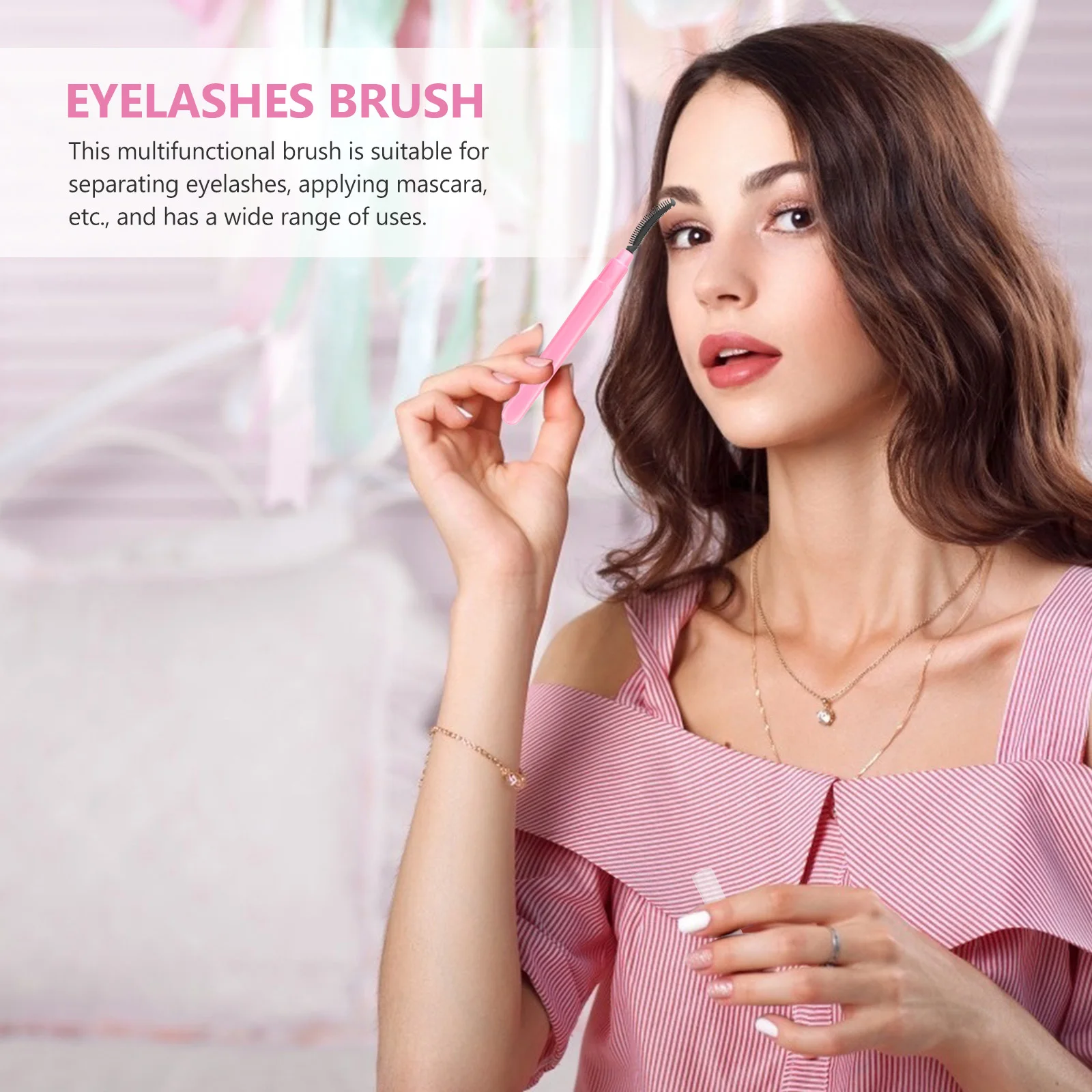 

6pcs Silicone Soft Head Dust proof Travel Mascara W Lashes Eyebrow Brush Eye Makeup Tools Brow Eyebrow Tool Makeup