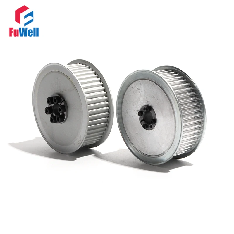 

HTD5M Timing Pulley 36T Synchronous Pulley 16/21/27mm Belt Width 8/9/10/12/15/19mm Bore Keyless 36Teeth Transmission Belt Pulley