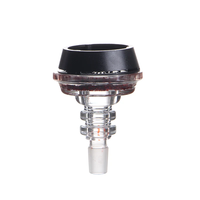 Heat Resistant Glass Shisha Bowl for Hookah Big Hole Chicha Head Top Quality Flavor Preservation Huge Cloudy Smoke Fit