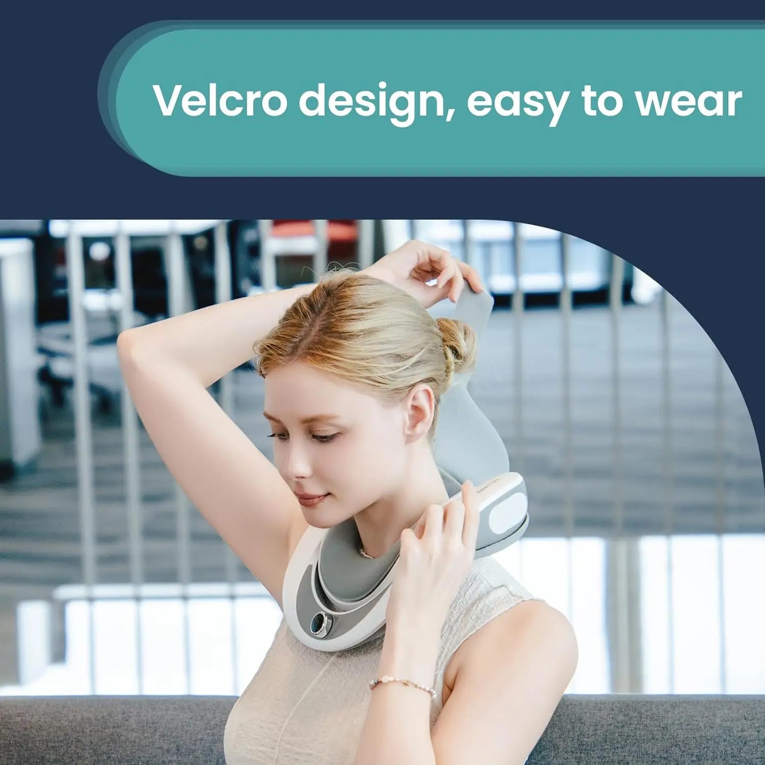 Neck Traction Device: Electric Cervical Traction Device for Neck Pain Relief, Posture Correction & Muscle Relaxation |Hot Sale