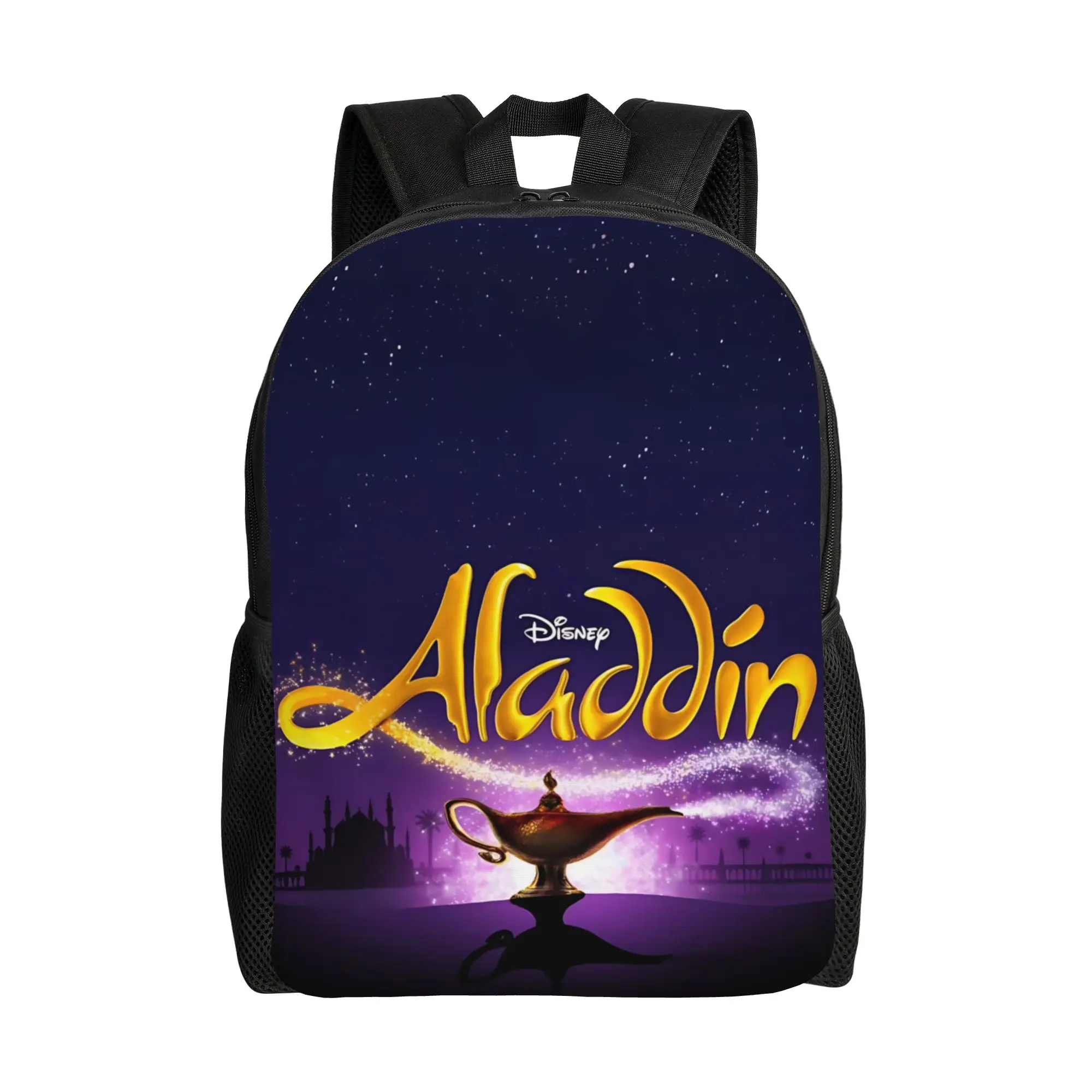 

Рюкзак для первого дня в школе с героями мультфильмов Диснея, рюкзак Аладдин, исполняющий желания, хорошего качества, для активного отдыха, в стиле ретро, моющийся.