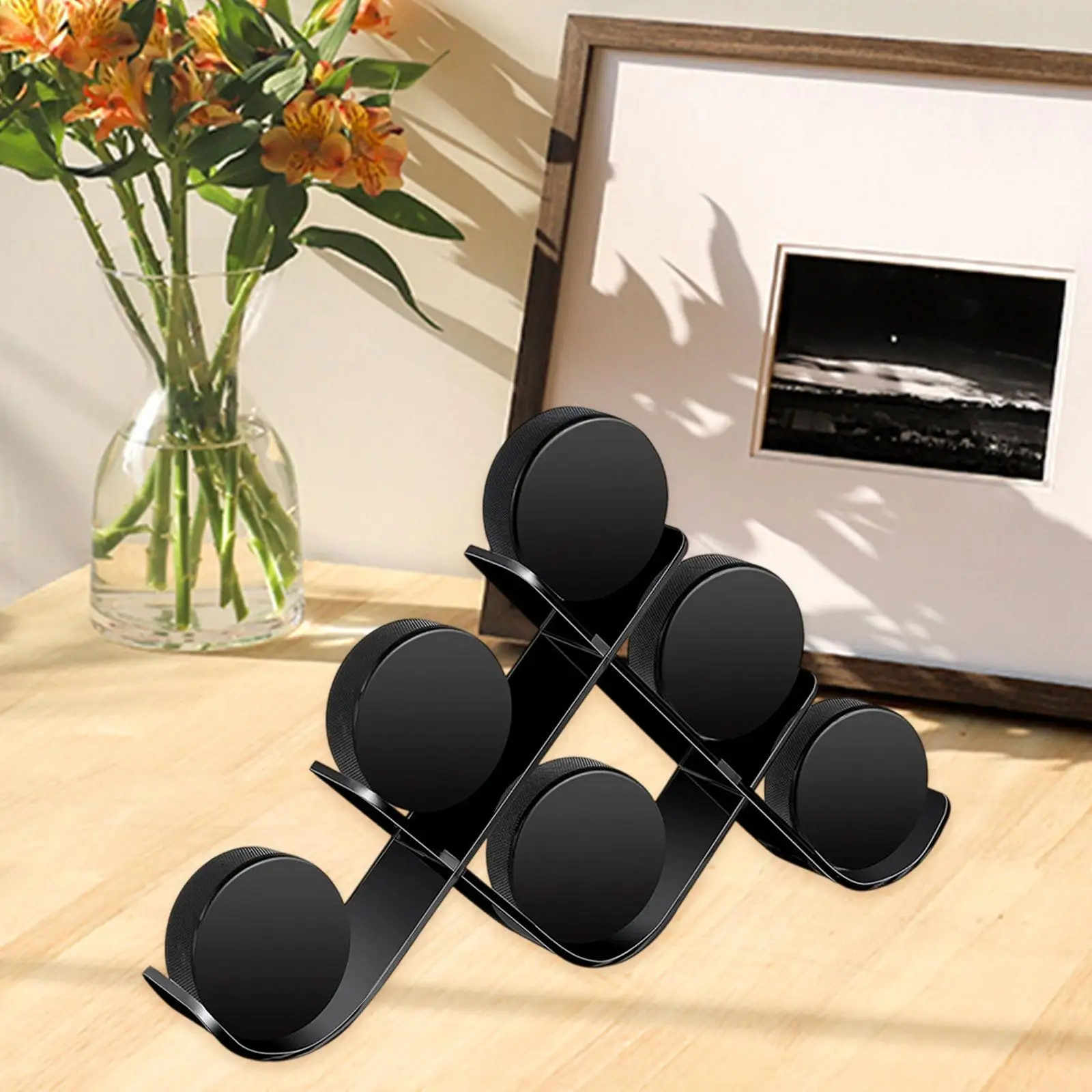 

Hockey Puck Display Holder Stand Living Room Showcase Game Gift Stable Players
