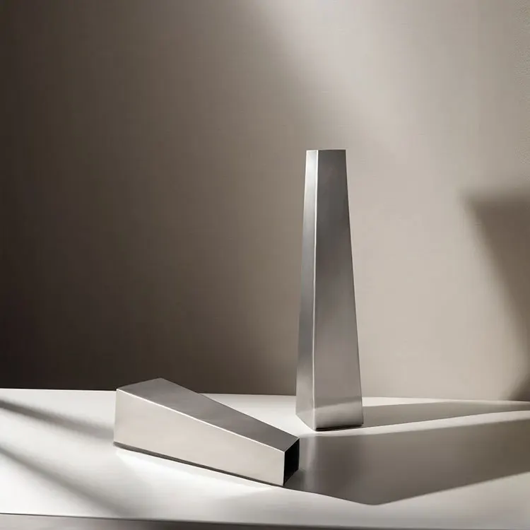 Premium stainless steel light luxury vase, sales office model room, hotel living room dining table, entrance flower