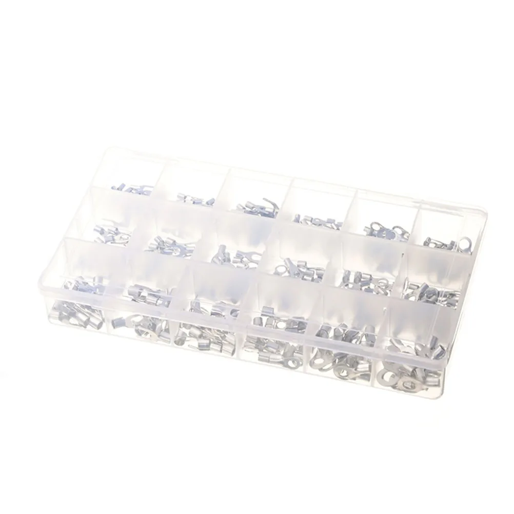 

330pcs Insulated Electric Kit Crimp Wire Connectors Auto Electrical Pre-insulated Tubetype Terminals Wire Terminals Connectors