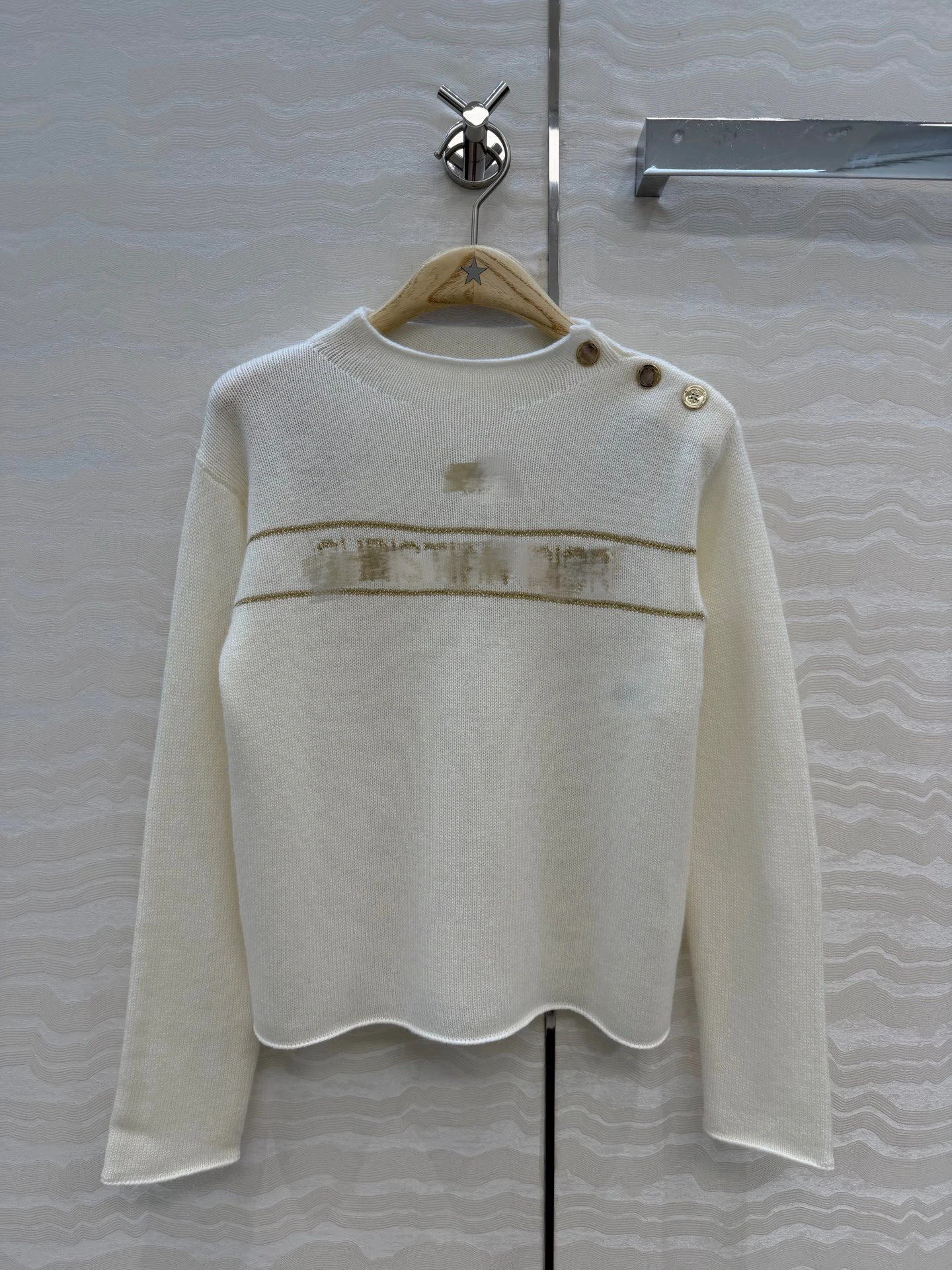 

Вязаный свитер Camere с вышивкой буквами и пчелиным мотивом, круглый Ne Cuffed Sve, удобный универсальный женский трикотаж