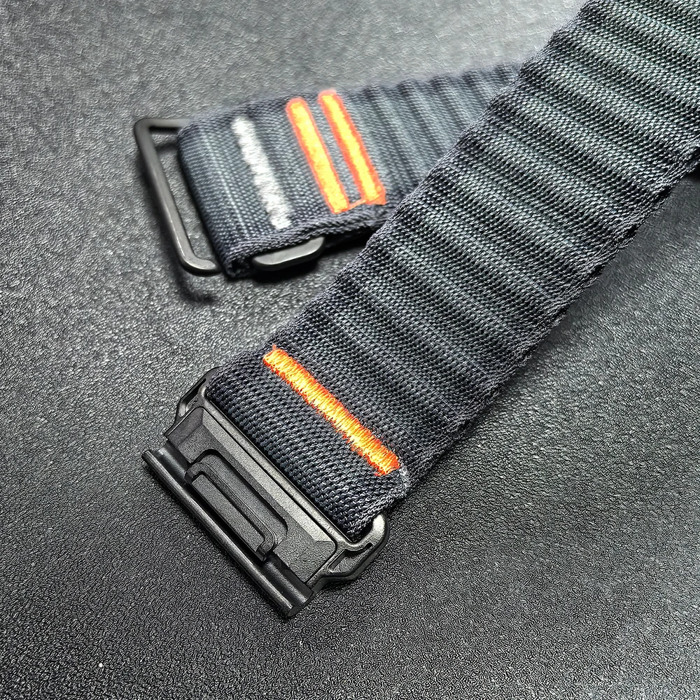 Garmin Tactix 8 용 QuickFit 26mm 22mm 나일론 루프 스트랩 Fe... - 5