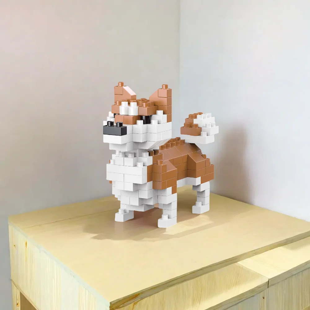 مجموعة ألعاب مكعبات البناء المعرفية ، الكلاب الصغيرة الفائقة ، الكلب الألماني ، كورجي ، القلطي والتعلم على مستوى المبتدئين ، وقت اللعب التفاعلي ، هدية