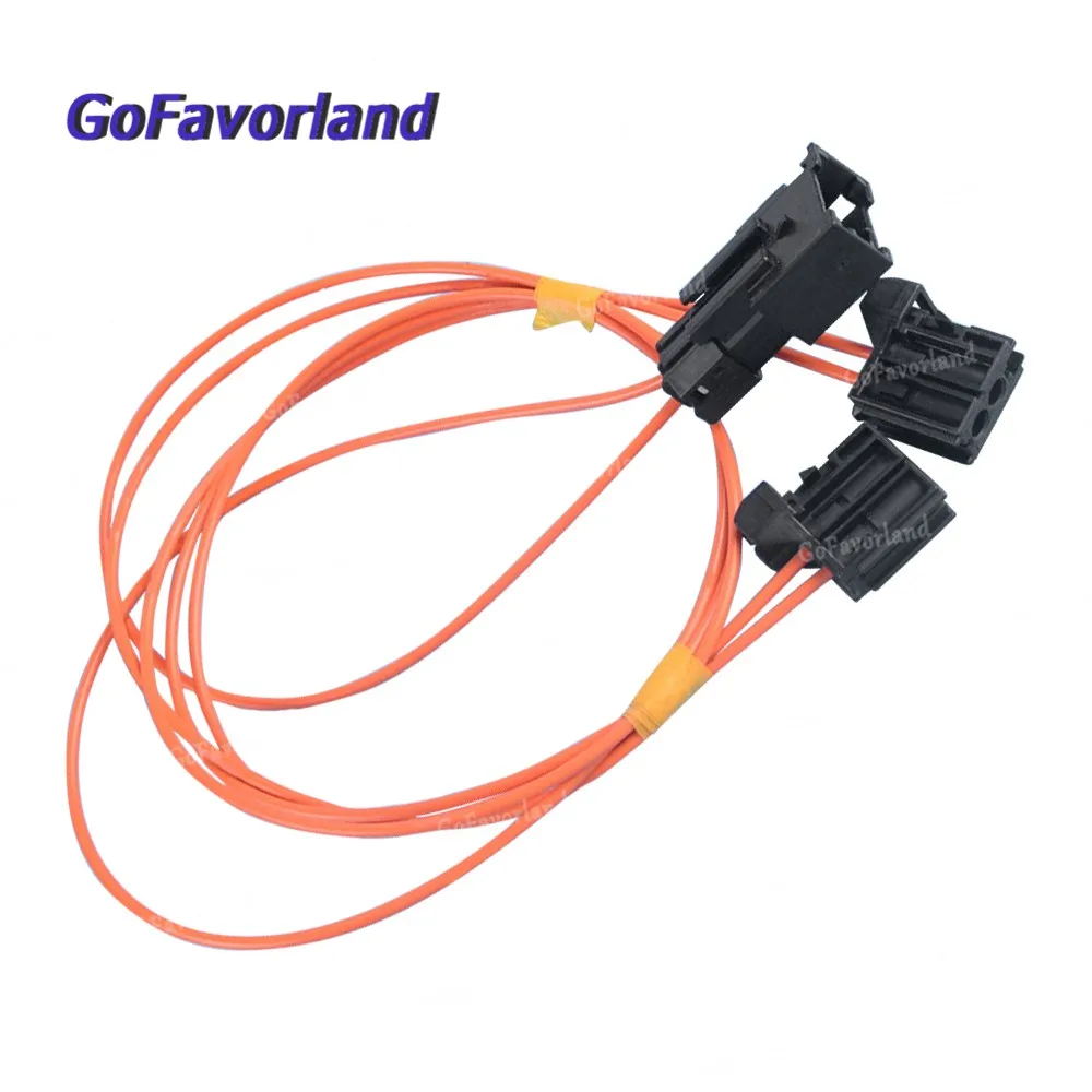 

Y-adapter MOST Fiber Optic Jumper Cable Multimedia Connector Plastic 1355752 For BMW For Mercedes-Benz