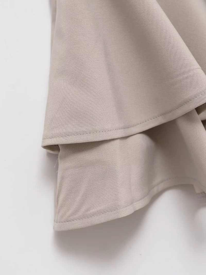 ETJ 2025 Damen Sommer Neu Sexy Mode Hot Girl Style Flauschige Stufenverzierung Mittelhoch Sitzender Kurzer Rock-Hosenrock – Detail 27
