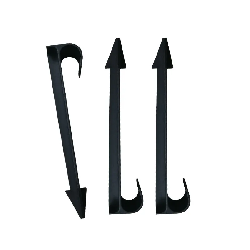 16mm PE Pipe Ground Stake Fixing Rod – 20Pcs Anchor Holder for Garden Irrigation, Prevents Hose Dragging & Displacement
