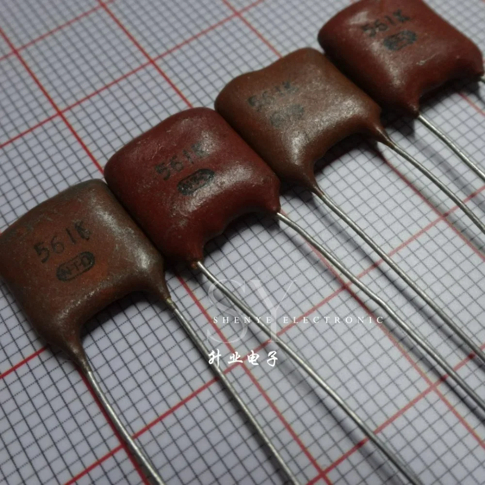

5PCS 0.00056uf/200V 560pf 0.56nf 561 Brand New 7mm Silver Mica Capacitor