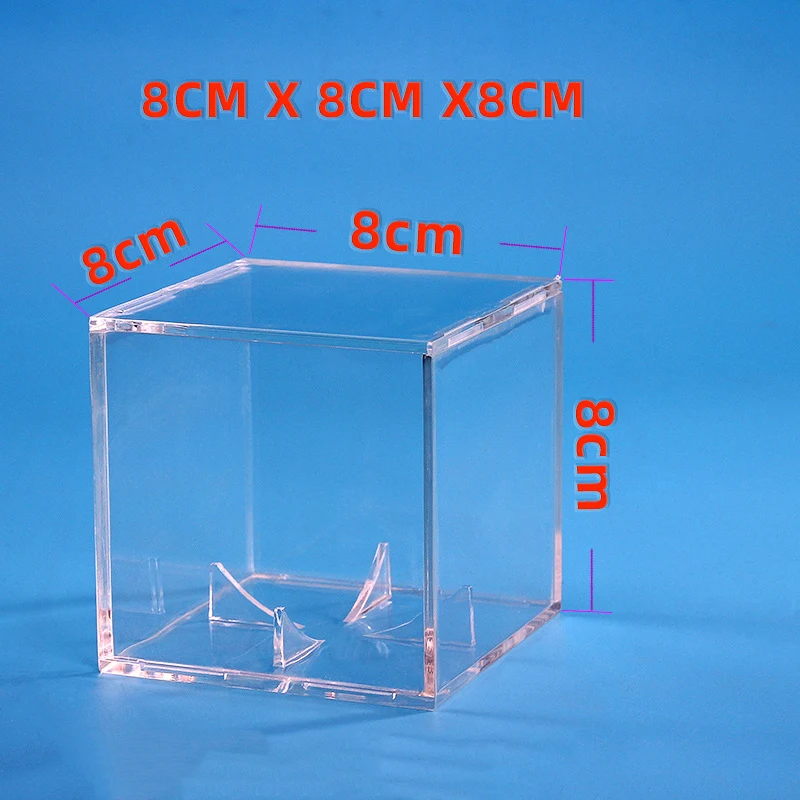 1Pc Golf Tennis Ball Transparent Case UV Protection Dust Acrylic Baseball Box Display For Souvenir Storage Box Holder