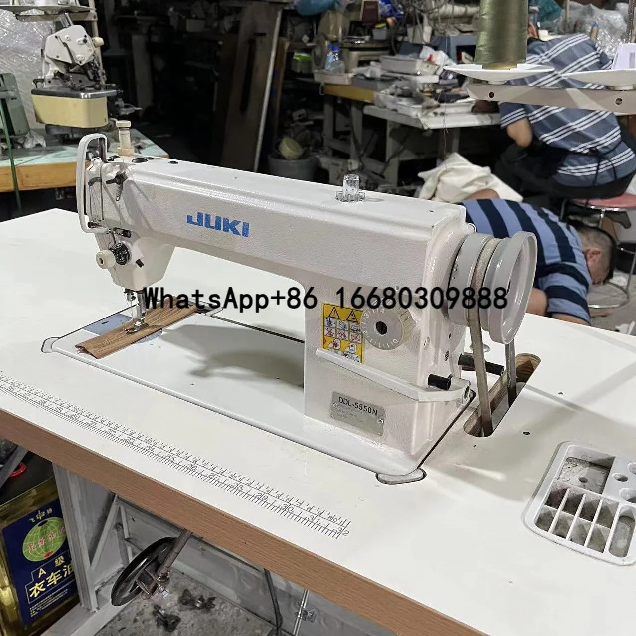 JUKI-5550 Good Condition Used Single Lockstitch Industrial Sewing Machine