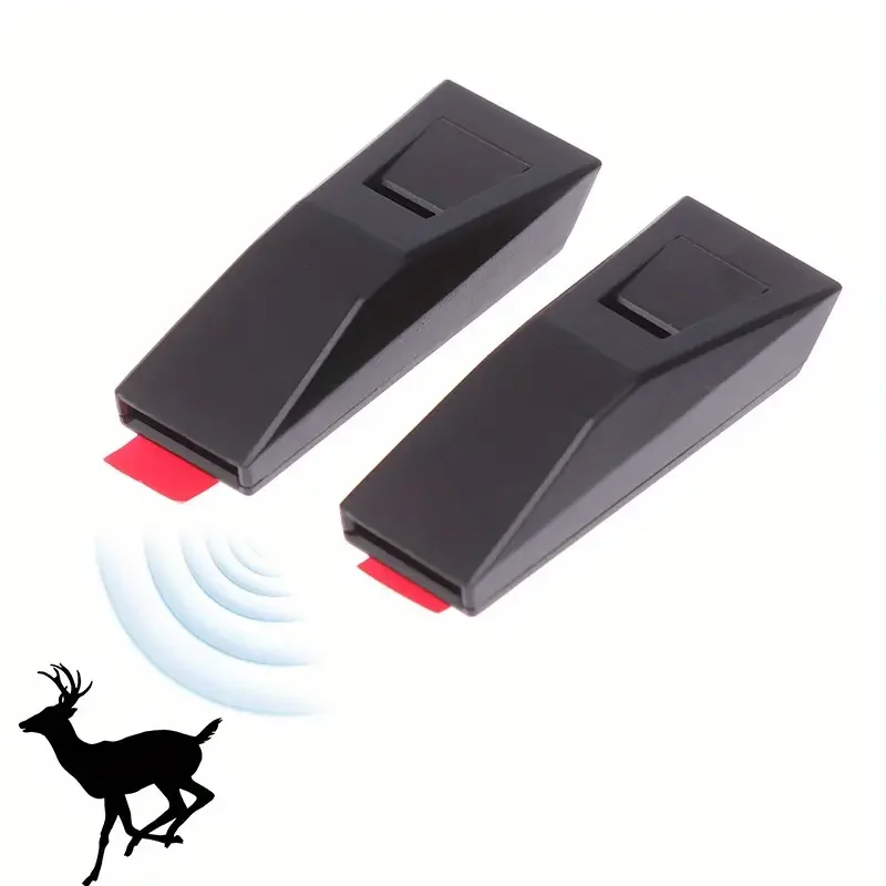 

2pcs Car Ultrasonic Animal Repellent For Sonic Gadgets Car Grille Mount Animal Whistle Repeller Deer Safety Sound Alarm