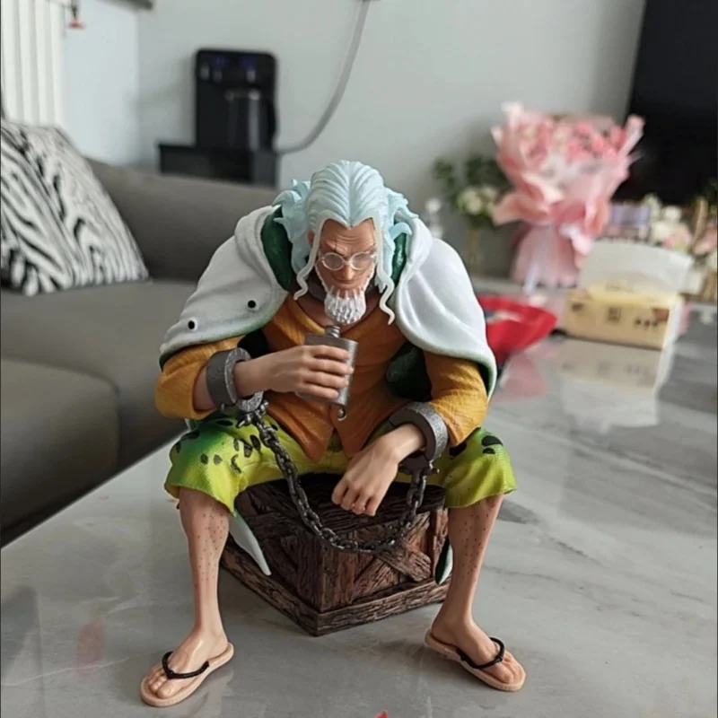 16cm One Piece Action Figure Silvers Rayleigh Model Toy Cartoon Figure Statue PVC Home Decoration Collecting Doll Gifts