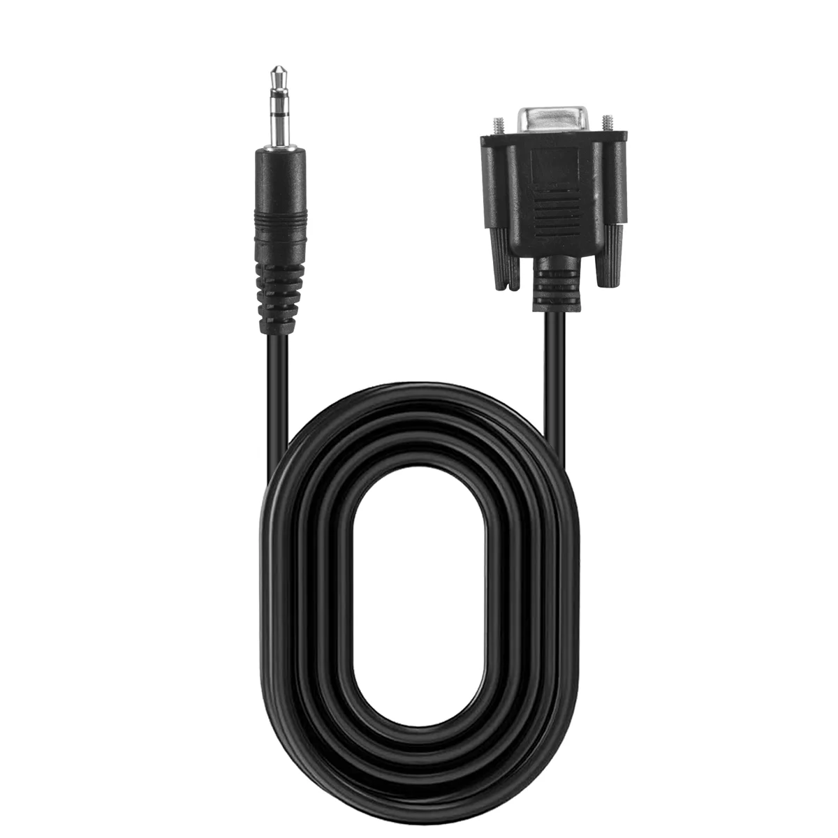 WHQT DB9 9-контактный гнездовой кабель VGA, гнездо DB 9 к TRS 3,5 мм (1/8 дюйма) TRS стерео штекер последовательный кабель для передачи данных-6 футов