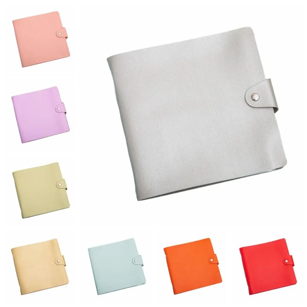 หนัง PU เงิน Binder แบบพกพาซองจดหมาย Savings Challenges Book กันน้ํากระเป๋าสตางค์ Savings Notebook