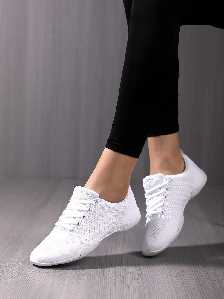 Dancing Shoes For Women Sports Feature Modern Dance Jazz Shoes Soft Outsole Breath Dance Shoes Female Waltz Sneakers