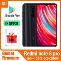 Global rom Xiaomi Redmi Note 8 Pro 8G 128G Smartphone Android Cellphone Original Phone  Mobil Phone